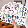 10 Sheets Cartoon Characters Cute Stitch Temporary Tattoos Stickers for Kids Hero Temporary Tattoos Stickers Cute Birthday Themed Party Supplies Decoration Favors Cartoon Sticker for Kids Teens view 4