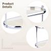2-Tier Metal Frame Perfume Stand, Clear Acrylic Trays, Stylish Vanity Organizer for Perfume Collection, Dresser Storage view 2