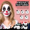 IONSGAKO Clown Makeup Kit, Black White Red Face Body Paint Professional Oil-Based Body Face Paint Halloween Joker Makeup Kit for Adults Special Effects SFX Zombie Vampire Skeleton Cosplay Makeup view 3