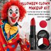 IONSGAKO Halloween Joker Clown Makeup Kit, White Black Red Face Body Paint with Red Clown Nose, Professional Halloween SFX Cosplay Makeup Kit for Adults view 2