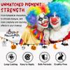 IONSGAKO Halloween Joker Clown Makeup Kit, White Black Red Face Body Paint with Red Clown Nose, Professional Halloween SFX Cosplay Makeup Kit for Adults view 3