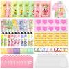 90 PCS Spa Skincare Set for Kids, Spa Party Favors Supplies For Teens 10-12, Include Face Masks,Lip Balm,Hand Cream,Lip Mask,Bulk Gifts,Christmas Stocking Stuffers For Girls Ages 8-12 view 1