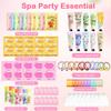 90 PCS Spa Skincare Set for Kids, Spa Party Favors Supplies For Teens 10-12, Include Face Masks,Lip Balm,Hand Cream,Lip Mask,Bulk Gifts,Christmas Stocking Stuffers For Girls Ages 8-12 view 2