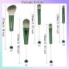 10Pieces Beadable Makeup Brushes Christmas Diy Makeup Comestic Brushes Beaded Brushes Kit for DIY Beaded Eyeshadow Brush (Beadable Makeup Brushes-10pieces=2Sets) view 2