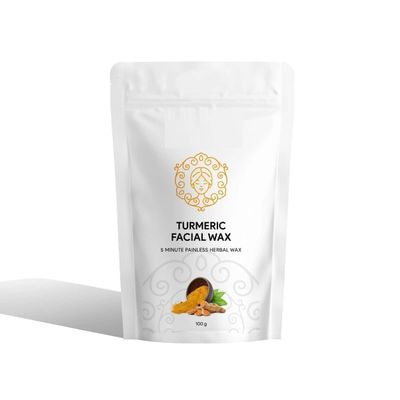 RG TURMERIC FACIAL WAX - 5 MINUTE PAINLESS HERBAL WAX POWDER (100g) 3.52 Ounce (Pack Of- 1)