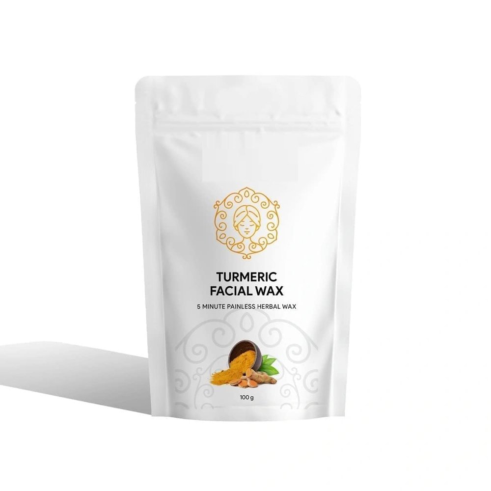 RG TURMERIC FACIAL WAX - 5 MINUTE PAINLESS HERBAL WAX POWDER (100g) 3.52 Ounce (Pack Of- 1)