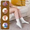 Castor Oil Pack Wrap for Feet, Organic Cotton Socks for Foot Arthritis, Tingling & Cracking Relief, Reusable Foot Ankles Wrap, White Support for Plantar Fasciitis view 4