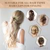 4 Pcs Prestige U French Hair Pins for Women, The Secret to Effortless Hair Clips for Buns, Hairpin for Thin Thick,Bobby Pins for Buns & French Twist view 3