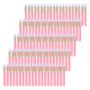 100 Pieces Lash Brushes for Cleaning, Lash Shampoo Brushes Eyelash Extension Cleansing Blackhead Removing Brush Nose Pore Deep Cleaning Facial Cleansing Brush (Pink, 3.8Inch) view 4
