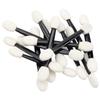100 Pcs Black Small Eyeshadow Applicators Eye Shadow Sponge Applicator Sticks Eye Makeup Applicators Sponge Tip Make up Applicators Eyeshadow Brushes Eye view 1