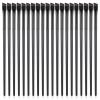 20 Pcs Angled Eyeliner Brushes Set, Eyebrow Tint Brush Fine Angled Point Eye Makeup Brush Applicator Black Flat Eye Brow Brushes view 1