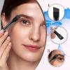 20 Pcs Angled Eyeliner Brushes Set, Eyebrow Tint Brush Fine Angled Point Eye Makeup Brush Applicator Black Flat Eye Brow Brushes view 3