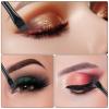 20 Pcs Angled Eyeliner Brushes Set, Eyebrow Tint Brush Fine Angled Point Eye Makeup Brush Applicator Black Flat Eye Brow Brushes view 4