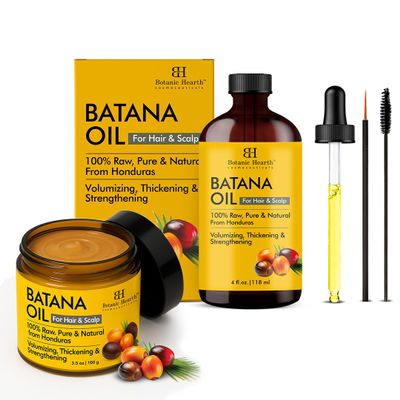Botanic Hearth Batana Oil 4 fl oz with Batana Butter 3.5 fl oz Combo Set