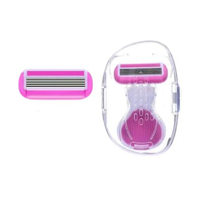 Travel Razor Portable Shaving Kit Travel Size Toiletries with 1 Replacement Head and Case,Travel Shaver Perfect for Armpits,Arms,Bikini Area,and Legs