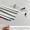 2pcs Waterproof Eyebrows Pencil Microblading Eyebrow Pen Pull Cord Peel-off Brow Pencil for Creating Long-Lasting Clear Wild Eyebrows, Brow Permanent Makeup (2pcs White) view 3