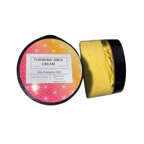 AFROCOSMETICS Turmeric Body and Face Cream 4 OZ Scented