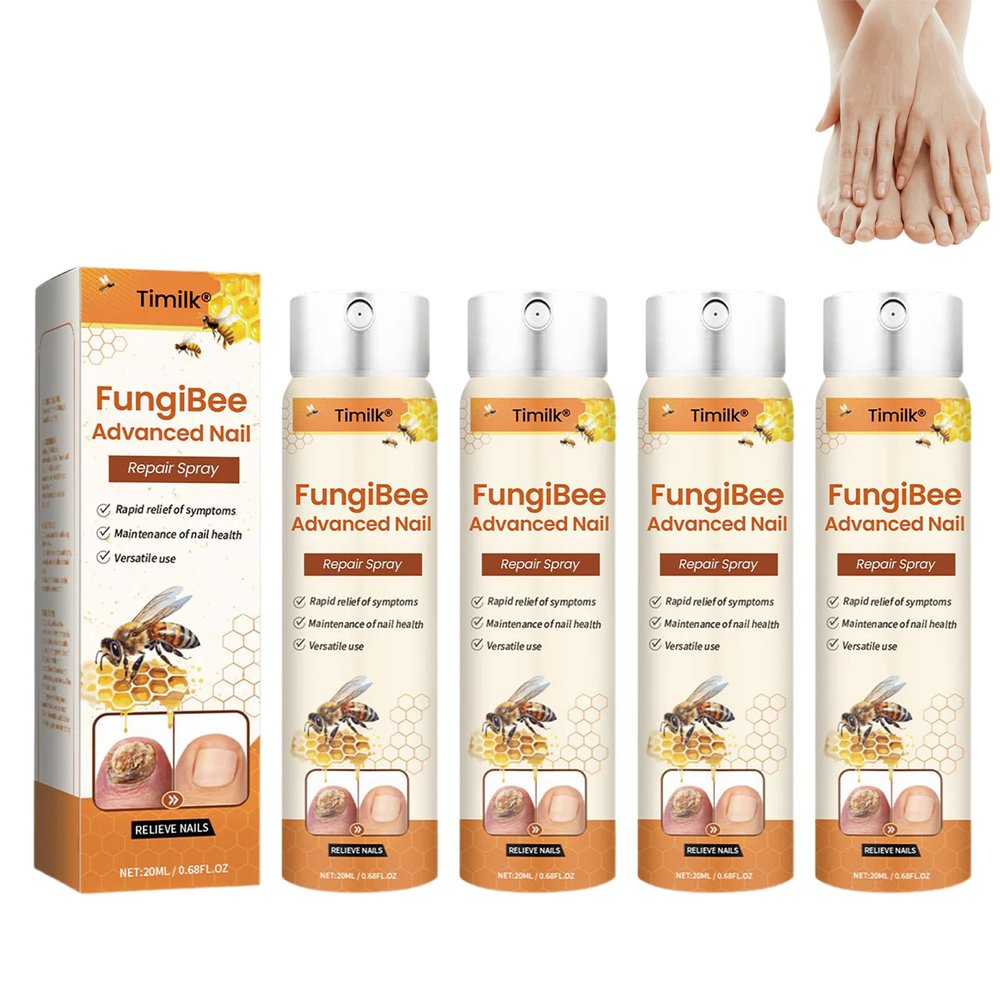 Luhaka Timilk Advanced Nail Spray,Bee Venom spray,Effectively Improve Nail Problems (4PCS)