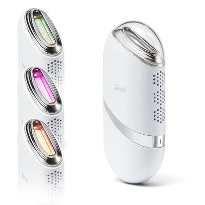 Aalok Snowfit | Red Blue Green LED Light Facial Theraphy, 3in1 Spot Targeted Home Skincare for Firming, Clear Skin, Even Tone
