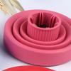 NOENNULL Lightweight Pink Silicone Collapsible Hair Dryer Diffuser for Travel, Home Blow Drying view 3