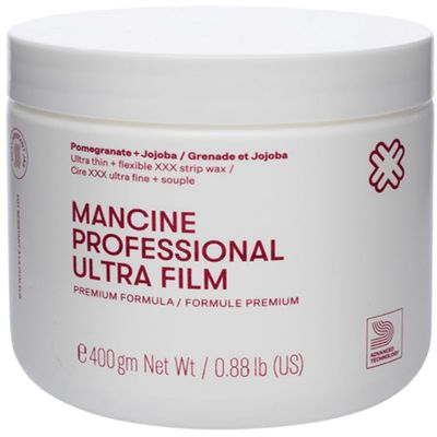 Mancine Strip Wax: Ultra Film Pomegranate & Jojoba (14oz)
