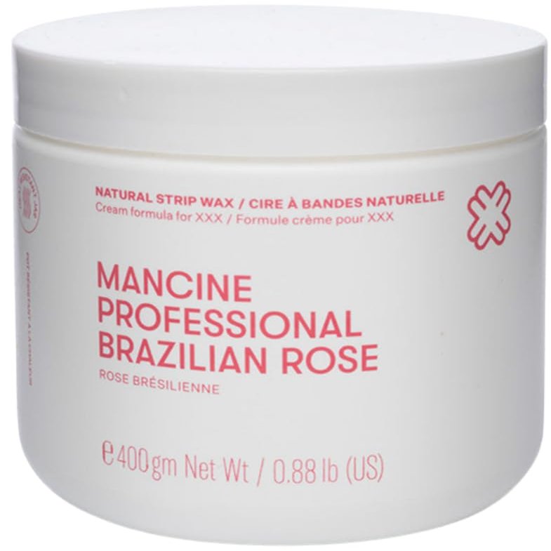 Mancine Strip Wax: Brazilian Rose (14oz)
