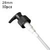 10 Pack Dispenser Pumps for Soap and Lotion with 24mm/28mm Compatibility (28mm) view 3