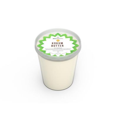 AFROCOSMETICS Raw Kokum Butter Tube 32 OZ/ 2 LBS Skin Moisturizer