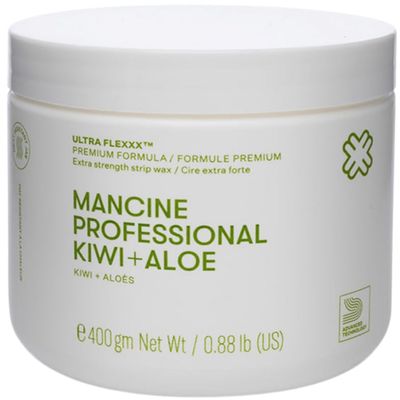 Mancine Strip Wax: Ultra Film Kiwi & Aloe (14oz)