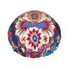 Retro flowwer Reusable Shower Cap for Women, Double Waterproof Layers Bath Hat, Hair Treatment Essentials view 1