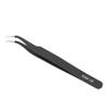 Akozon 2PCS E 15 Anti Static Precision Curved Tweezers Less Steel Maintenance Tools for Electronics, Watches, and Glasses (ESD-15 (elbow)) view 2