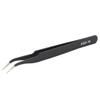 Akozon 2PCS E 15 Anti Static Precision Curved Tweezers Less Steel Maintenance Tools for Electronics, Watches, and Glasses (ESD-15 (elbow)) view 4