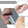 YONGDA 25Pcs Piercing Clamps Disposable Plastic Self-Locking Forceps Round Slot for Ear, Nose, Lip, Navel - Home & Studio Use view 3