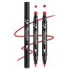 XINGXYUEL 2PCS Double-headed Eyeliner Stamp Pencil Red Liquid Winged Eyeliner Stamp Pen Waterproof Smudgeproof Eye Liner Stamp for Eye Makeup(Star+Heart) view 1