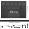 Magnetic Mat 19x12.5 Inch 6 Slots Barber Tray Hairdressing Electric Clippers Storage Mat Salon Table Tools Nonslip Cushion Heat Resistant Pad for Clippers Scissors Combs for Barbershop Salon, Home view 2