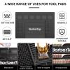 Magnetic Mat 19x12.5 Inch 6 Slots Barber Tray Hairdressing Electric Clippers Storage Mat Salon Table Tools Nonslip Cushion Heat Resistant Pad for Clippers Scissors Combs for Barbershop Salon, Home view 3