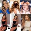 Ombre Bundles 1B27 Honey Blonde Bundles Body Wave Human Hair Grade 8A Black And Honey Blonde Human Hair Wet and Wavy Hair(26 26 26) inch view 3