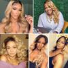 Ombre Bundles 1B27 Honey Blonde Bundles Body Wave Human Hair Grade 8A Black And Honey Blonde Human Hair Wet and Wavy Hair(26 26 26) inch view 4