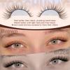 Brown Lash Clusters C Curl Natural Eyelash Clusters 140pcs Anime Wispy Individual Lashes Extension with Thin Band 10-16mm DIY Brown Cluster Eyelash Extensions by TOOCHUNAG view 3