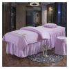 ZHOUYANB 4 Piece Microfiber Massage Table Sheet Set - Cotton Soft Salon Beauty Bed Cover Printed Simple Spa 70x190cm (28x75inch) (h Single 28x75inch) view 1