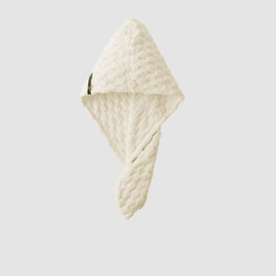 Dry Hair Cap for Women, Super Absorbent, Quick Drying, Thick Toe Cover, Hair Towel, Hair Washing and Shower Cap(Ivory Rice)