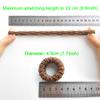 20 Pcs Elastic Hair Ties No Damage for Thick Hair Bands Hair Accessories Scrunchies Seamless for Women (Brown Series) view 3