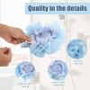 2 Pcs Bar Soap Loofah Pouch, Loofah Washcloth, Easy-Hang Bath Sponge with Secure Drawstring, for Gentle Exfoliation and Fresh Skin view 4