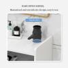 WSNCXFW Wall Mounted Barber Shop Tool Cabinet, Hanging Beauty Salon Station with Open Space,Hair Dryer Holes and Drawer,Barber Shop Tool Hair Salon Tool Table,A,50cm/19.68in view 4