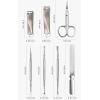 7-Piece Professional Manicure & Pedicure Set with Travel Case  Stainless Steel Nail Clippers Kit view 2