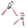Amazing Shine Professional Eyelash Curler, Pink Handle, Stainless Steel Frame with Silicone Pad view 1