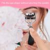 Amazing Shine Professional Eyelash Curler, Pink Handle, Stainless Steel Frame with Silicone Pad view 4