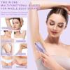 Bikini Trimmer for Women, 2-in-1 Electric Razor for Women, IPX6 Waterproof Wet & Dry Dermave Bikini Shaver, Rechargeable Pubic Hair Trimmer, Electric Shaver for Legs Body Face Hair view 2