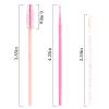 300 PCS Eyelash Extension Supplies Kit, Disposable Micro Swab Brush, Eyebrow Spoolie, Lip Brush, Mascara Wand Applicator (Light pink) view 2