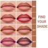 2in1 Gradient Lip Liner & Lipstick Combo,Matte Longwear Waterproof Lip Pencil with Cone Tip,Smudge Proof Crayon for Flawless Ombre Contour,Women's Long Lasting Makeup Set (02Blush Taupe+06Berry Burst) view 2